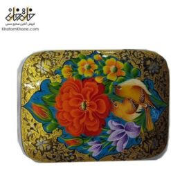 جعبه جواهرات خاتم کاری و مینیاتور