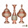 ست ظروف دکوری خاتم کاری مس و پرداز