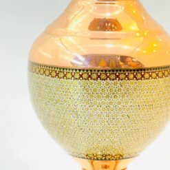 گلدان صراحی مس و خاتم ( سایز 25)
