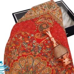 باکس هدیه ترمه و گلدان خاتم کاری
