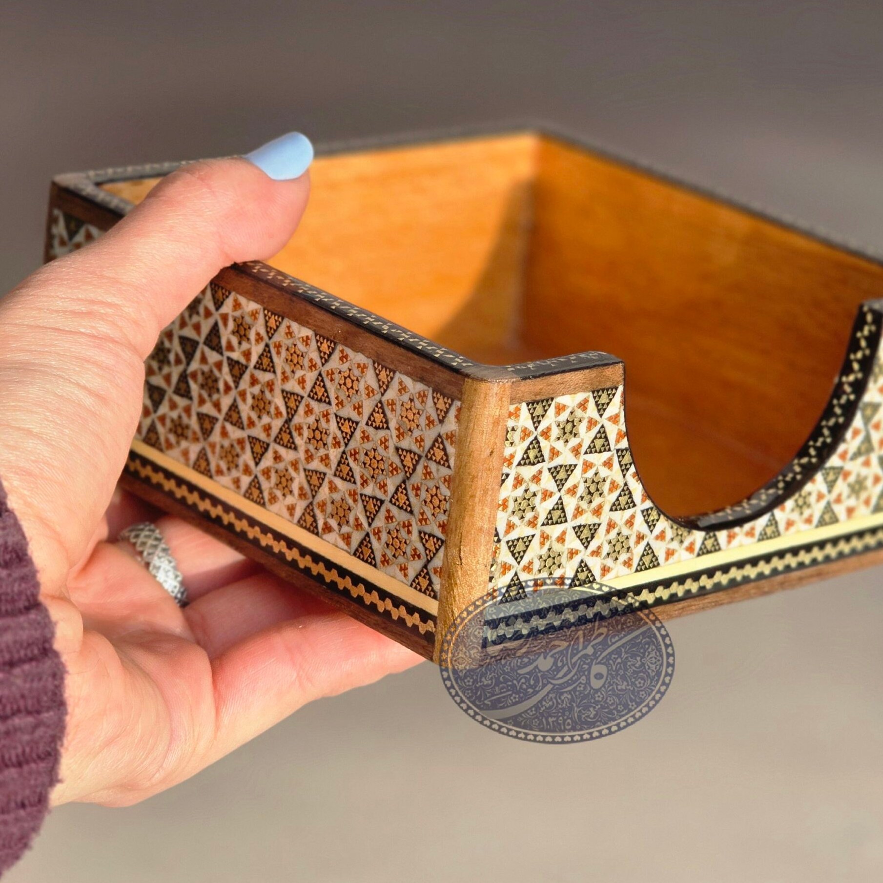 جا کاغذی خاتم خورشیدی کاظمی