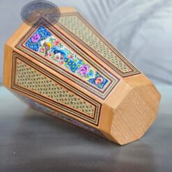 ست سه تکه سطل خاتم و گل و مرغ کاظمی