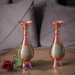گلدان صراحی ارشد خاتم کاری