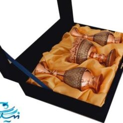 پک جفت گلدان 20 و آجیل خوری 13 مس و خاتم