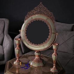 شمعدان دو خاتم کاری