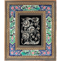 قاب دورنقاشی قلم زنی 24×18
