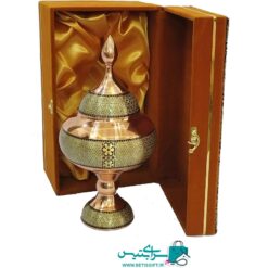 باکس هدیه شکلات خوری خاتم کاری اعلاء سایز 30 با جعبه ترمه