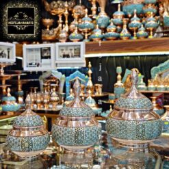 قندان مس و خاتم ممتاز