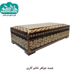 جعبه جواهر خاتم کاری – سایز 10 * 20