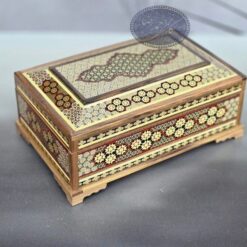 جعبه خاتم کاری 14*22 کاظمی