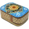 جعبه جواهر خاتم کاری طرح نگار کد 10340