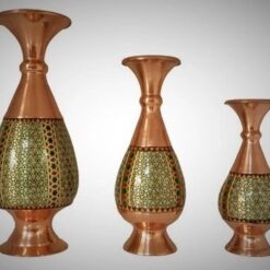 گلدان مس و خاتم