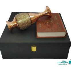 ست هدیه گلدان خاتم کاری اعلاء و دیوان حافظ