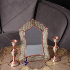 آینه مستطیل والامقام خاتم کاری
