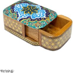 جعبه جواهر خاتم کاری طرح زاگرس کد 10341