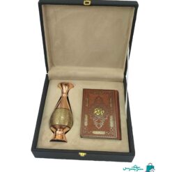 ست هدیه گلدان خاتم کاری اعلاء و دیوان حافظ