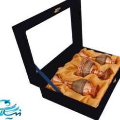 پک جفت گلدان 20 و آجیل خوری 13 مس و خاتم