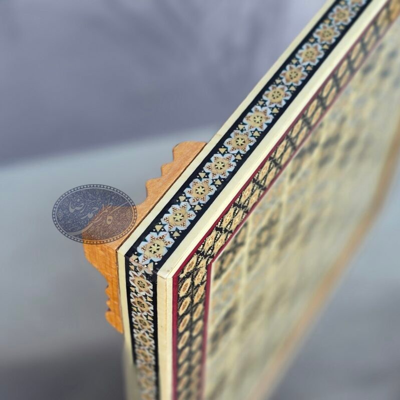 صفحه شطرنج چهارگوش تمام خاتم کاظمی