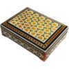 جعبه جاکارتی خاتم کاری ابعاد 11×8 سانتیمتر