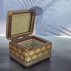 جعبه خاتم نقاشی اسلیمی کاظمی