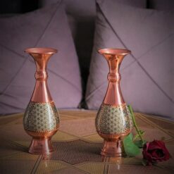 گلدان مس و خاتم