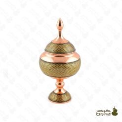 شکلات خوری مس خاتم کاری سایز 30