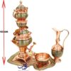 سرویس سماور 4 لیتری خاتم کاری