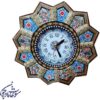 ساعت دیواری خاتم کاری میناکاری اصفهان