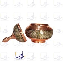 قندان متوسط خاتم کاری