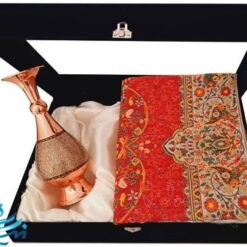 باکس هدیه ترمه و گلدان خاتم کاری