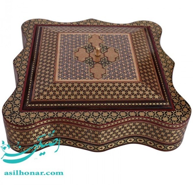 شکلات خوری بزرگ خاتم کاری اعلا
