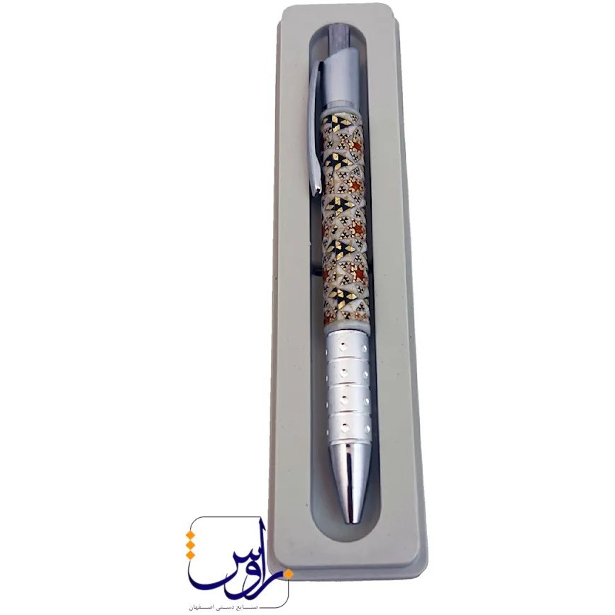 پک هدیه خودکار خاتم کاری
