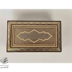 جعبه دستمال کاغذی و کارد و چنگال خاتم کاری صلیبی