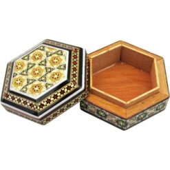 جعبه سکه خاتم کاری