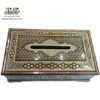جعبه دستمال کاغذی خاتم کاری