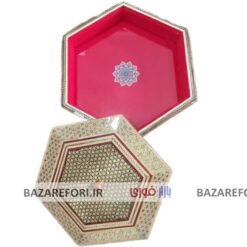 شکلات خوری تک در داخل جیر خاتم کاری شده کد 94 برند قلمستان – بازار فوری